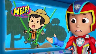 PAW Patrol Mighty Pups Save Adventure Bay - Chase, Skye Rescue Carlo Heroic Mission