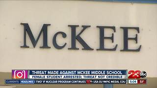 McKee student arrested for making school threat