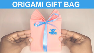 How To Make an Origami Gift Bag - Easy And Step By Step Tutorial