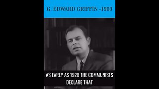 THE VIDEO ANTIFA & BLM DO NOT WANT YOU TO SEE — THIS IS A VIDEO FILMED IN 1969 OF MR. G. EDWARD GRIF