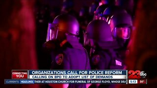 Organizations call for police reform