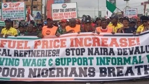 NLC TUC Protest in Osogbo #letthepoorbreath