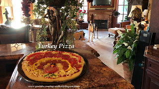 Great Danes Get Ready For The Holidays With Turkey Pizza