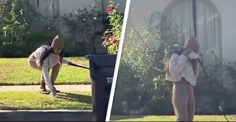 Mia Khalifa Filmed ‘Using Face Mask To Pick Up Dog Poo, Then Putting It On Her Face’