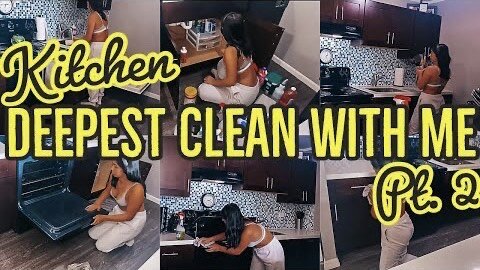 *EXTREME* DEEPEST CLEAN OF KITCHEN EVER PT. 2 2021|EXTREME SPEED CLEANING MOTIVATION|ez tingz
