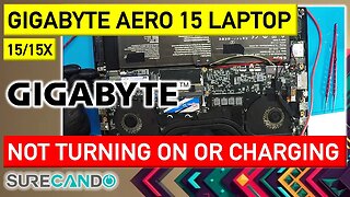 Revive Your Gigabyte Aero 14 Aero 15 15X Gaming Laptop_ Inspecting Power and Charging Issues!