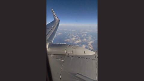 Did you know what the aircraft wing looks like in flight?