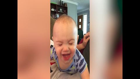 Baby Pretends To Cry But His Mom Knows He Is Deceitful