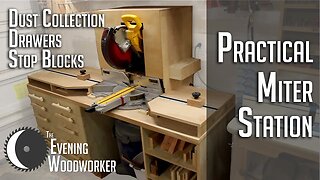 Practical Miter Station for a Small Shop- Part 2 | Woodworking