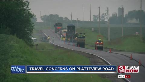 Platteview road construction ending soon