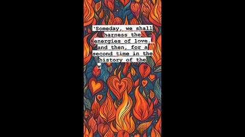 Love and fire as fuel for evolution! #love #fire #evolution #holomovement #tarotary #philosophy