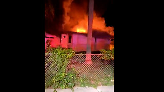 Fire displaces family of five in suburban West Palm Beach