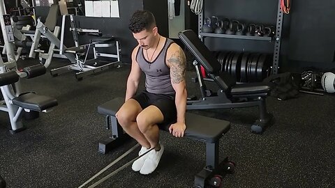 Seated Band Hamstring Curls