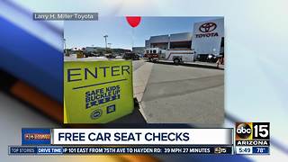 Free car seat checks around the Valley