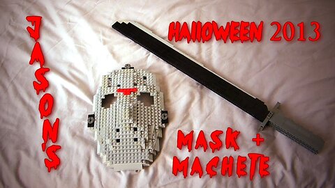 Halloween 2013: LEGO Jason Voorhees's Mask and Machete