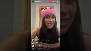 CARDI B IG LIVE: Cardi B Defends The Groovin Gorilla **NOT CLICKBAIT** (21/02/23) pT.2