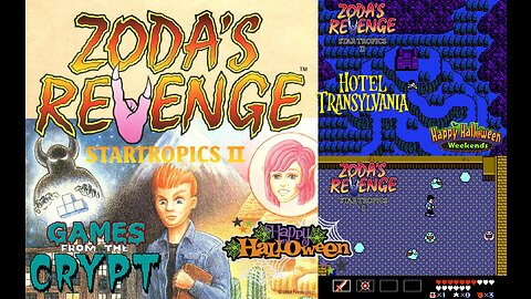 Games from the Crypt - Startropics 2: Zoda's Revenge (NES) Chapter 7: Transylvania Stage [Reupload Archieve]