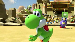 Mario Tennis Aces - Mario vs Yoshi