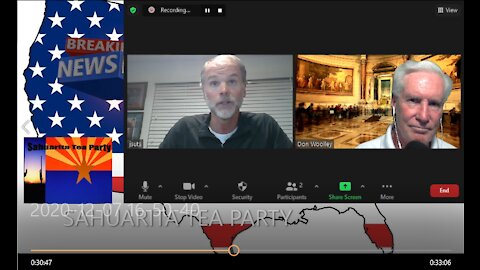 Sahuarita Tea Party Breaking News interview with Jeff Utsch, Constitutional Authority