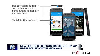 New shotspotter gunfire detection app being rolled out in Michigan