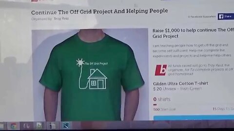 Get Your Off Grid Project ™ T Shirts & Help Improve The Chicken Range