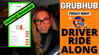 Grubhub Ride Along Food Delivery | Earnings Revealed | Part 4