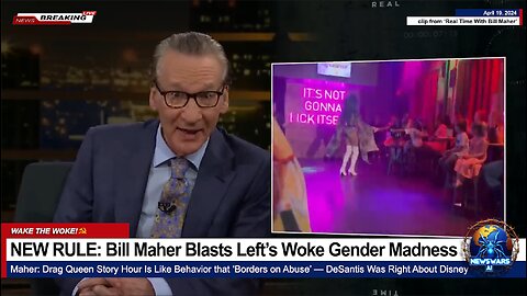 Bill Maher Blasts Left’s Woke Gender Madness ~ Real Time's New Rule