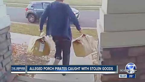 Suspected porch pirates arrested in Thornton amid alarming increase in package theft