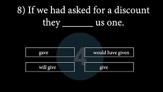 Third Conditionals Grammar Quiz