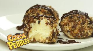 Cocoa Pebbles "Fried" Ice Cream