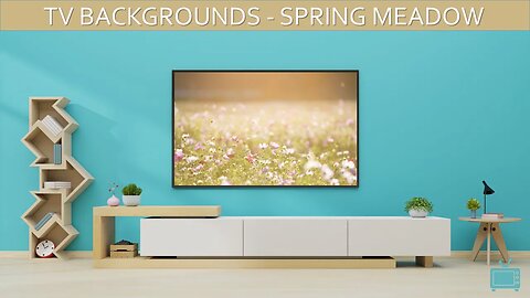 TV Background Spring Meadow Screensaver TV Art Single Slide / No Sound
