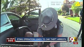 Sting operation leads to car theft arrests