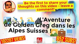 🏞️🚴‍♂️🏃‍♂️🏊‍♂️⛰️ L'Aventure de Golden Greg dans les Alpes Suisses ! 🌄💼💻