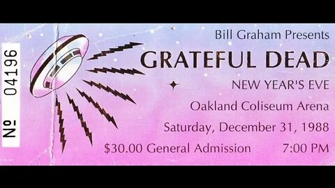 Grateful Dead [1080p Remaster] December 31, 1988 - Oakland- Alameda County Coliseum - Oakland, CA