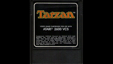 Prototype Tarzan for Atari 2600 Game Found, Released