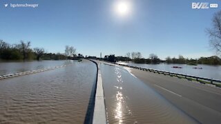 Falhas em barragem causam inundações no Michigan