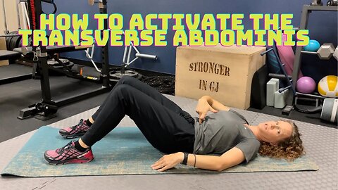How to Activate the Transverse Abdominis Lying Down - Dr. Wil & Dr. K