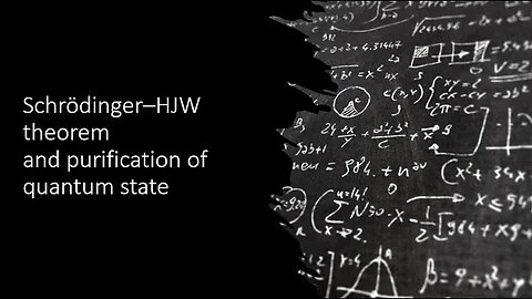 Schrödinger–HJW theorem and purification of quantum state