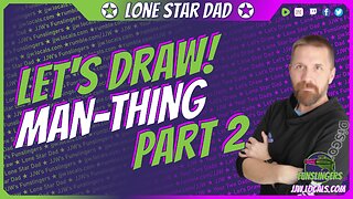 Let's Draw! Man-Thing part 2