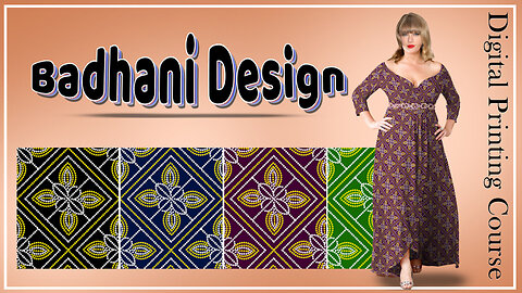 How to Make Badhni Design In Digital Printing?| Badhni Design Kaise Banate Hai | Textile Design