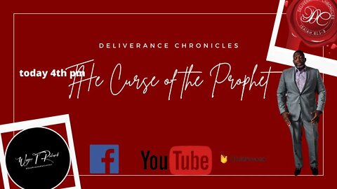 The Curse of the Prophet, Lets break it #dlvrnce #PROPHETIC #LETSBREAKIT #DELIVERANCE