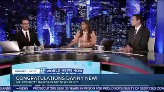 Danny New debuts on ABC News this morning