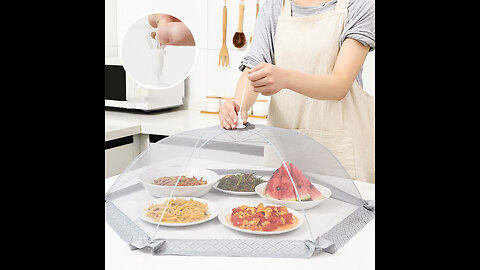 Portable Umbrella Style Food Covers Anti Fly Mosquito Meal Cover Lace Table Large Table Cover