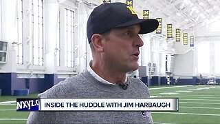 Inside the Huddle with Jim Harbaugh: reviewing the close win over Army