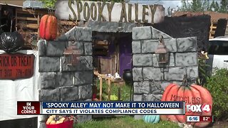 'Spooky Alley Halloween Yard' might not make it to Halloween