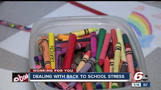 Dealing with back to school stress