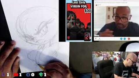 Friday Live Drawing Stream! Drawing Vampire Girls for Backers