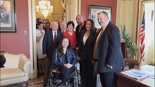 Dwayne The Rock Johnson is currently meeting with some Senators in Washington D.C.