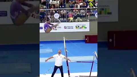 Rebeca Andrade 🇧🇷 Uneven Bars - 2023 Brazilian Championships #shorts