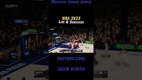 Mathurin Corner Jumper #2023 #nba #2k23 #bennedict mathurin #jalen uchiha #shorts